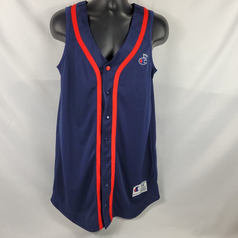 Champion #19 Basketball Jersey Logo Sleeveless Shirt Mens size Large